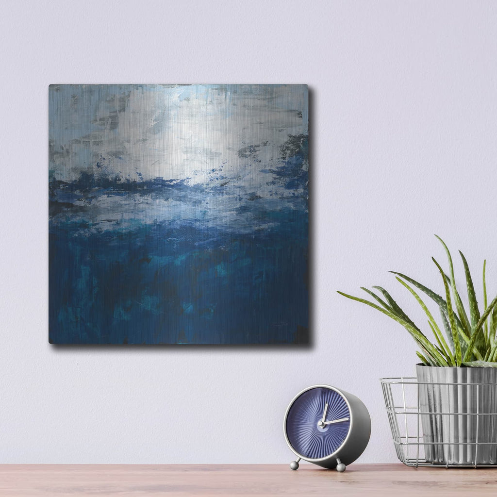 'Seaside Escape I' by Courtney Prahl – Metal Wall Art, 12x12 room view