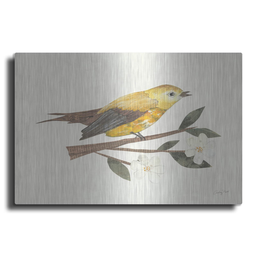 'Birds and Blossoms I' by Courtney Prahl – Metal Wall Art