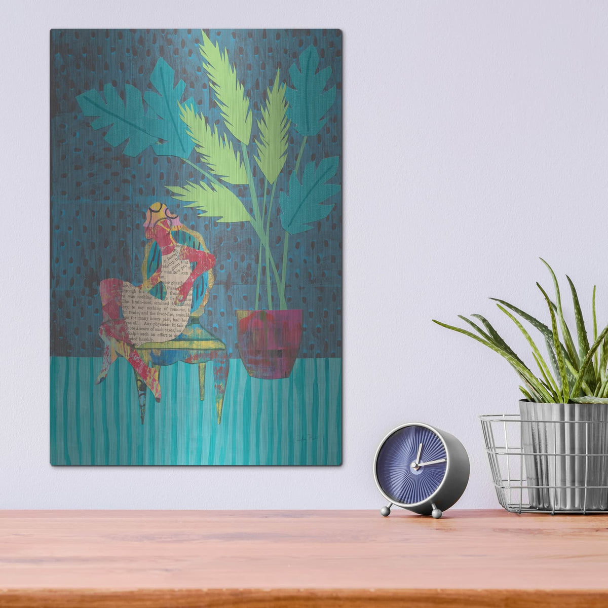 'Home Oasis' by Courtney Prahl – Metal Wall Art, 12x16 room view