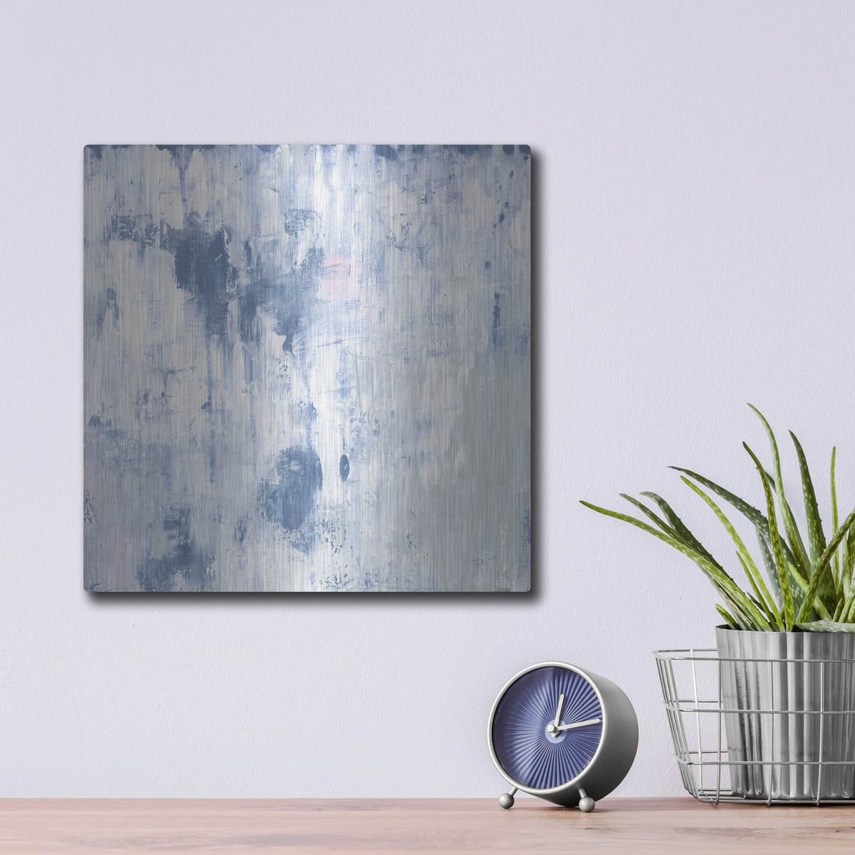 'White Out II' by Courtney Prahl – Metal Wall Art, 12x12 room view