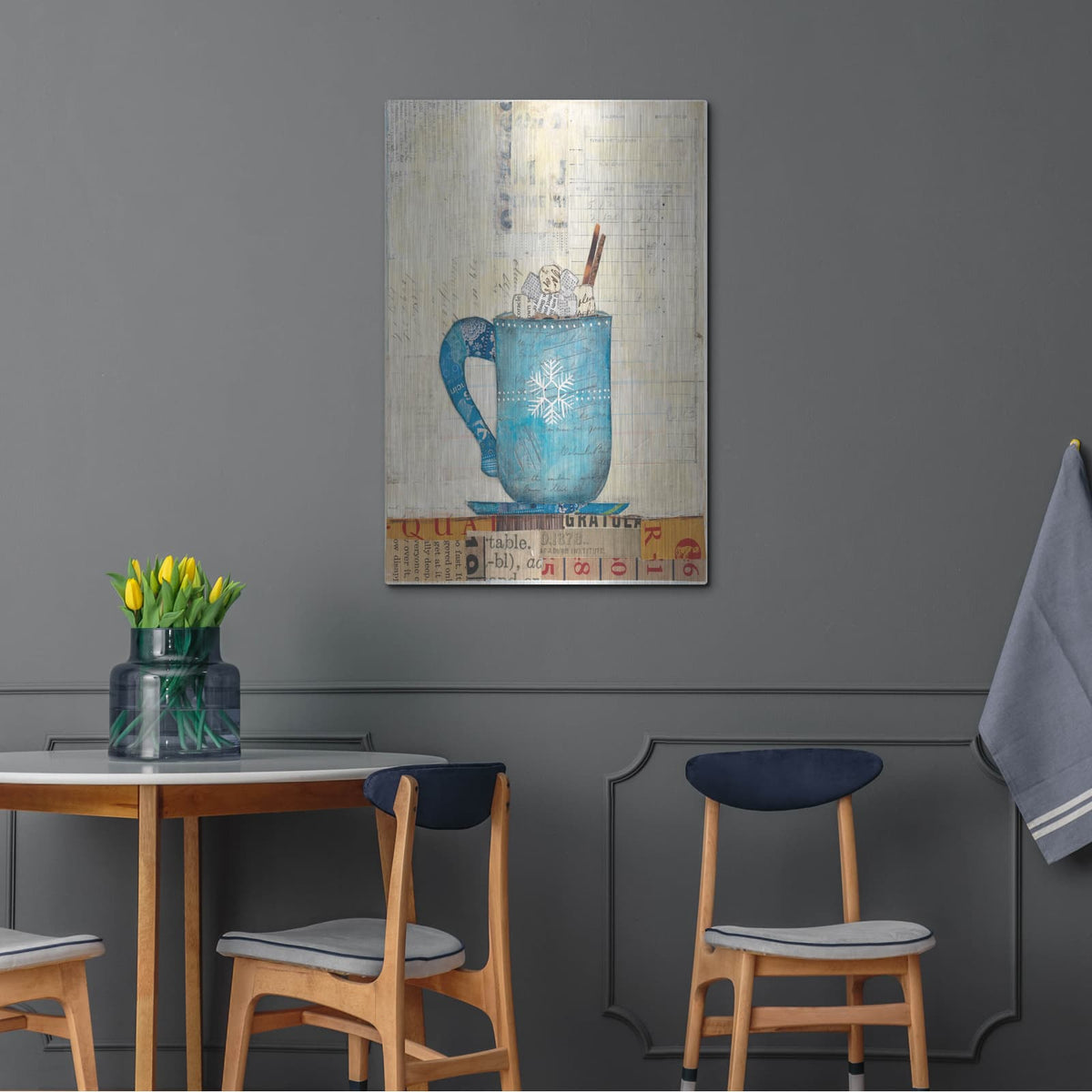 'Cozy Cups I' by Courtney Prahl – Metal Wall Art, 24x36 room view