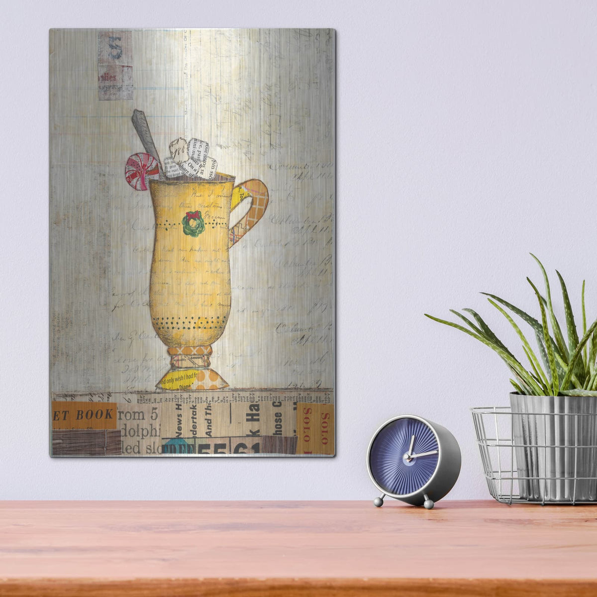 'Cozy Cups IV' by Courtney Prahl – Metal Wall Art, 12x16 room view