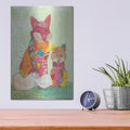 'Fox Family' by Courtney Prahl – Metal Wall Art, 12x16 room view