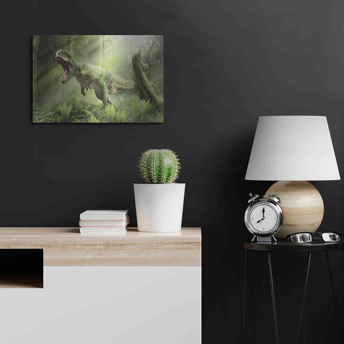 'Giganotosaurus' by Damir Martin – Metal Wall Art, 24x16 room view