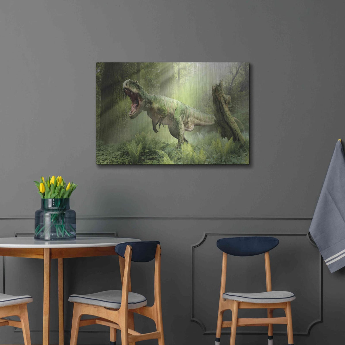 'Giganotosaurus' by Damir Martin – Metal Wall Art, 36x24 room view