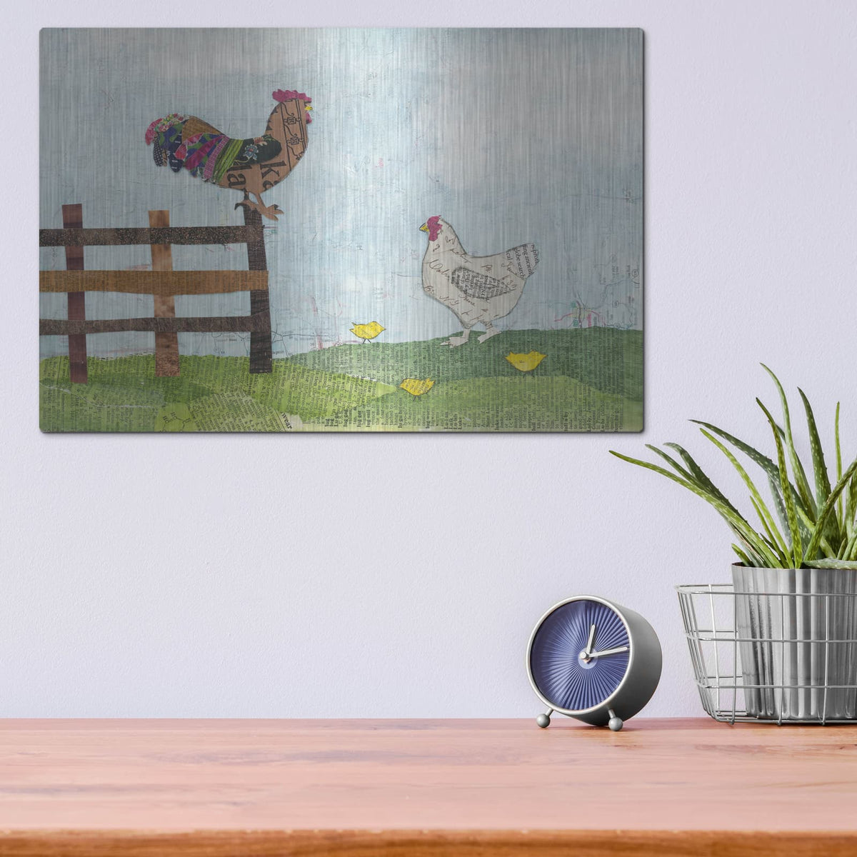 'On the Farm I' by Courtney Prahl – Metal Wall Art, 16x12 room view