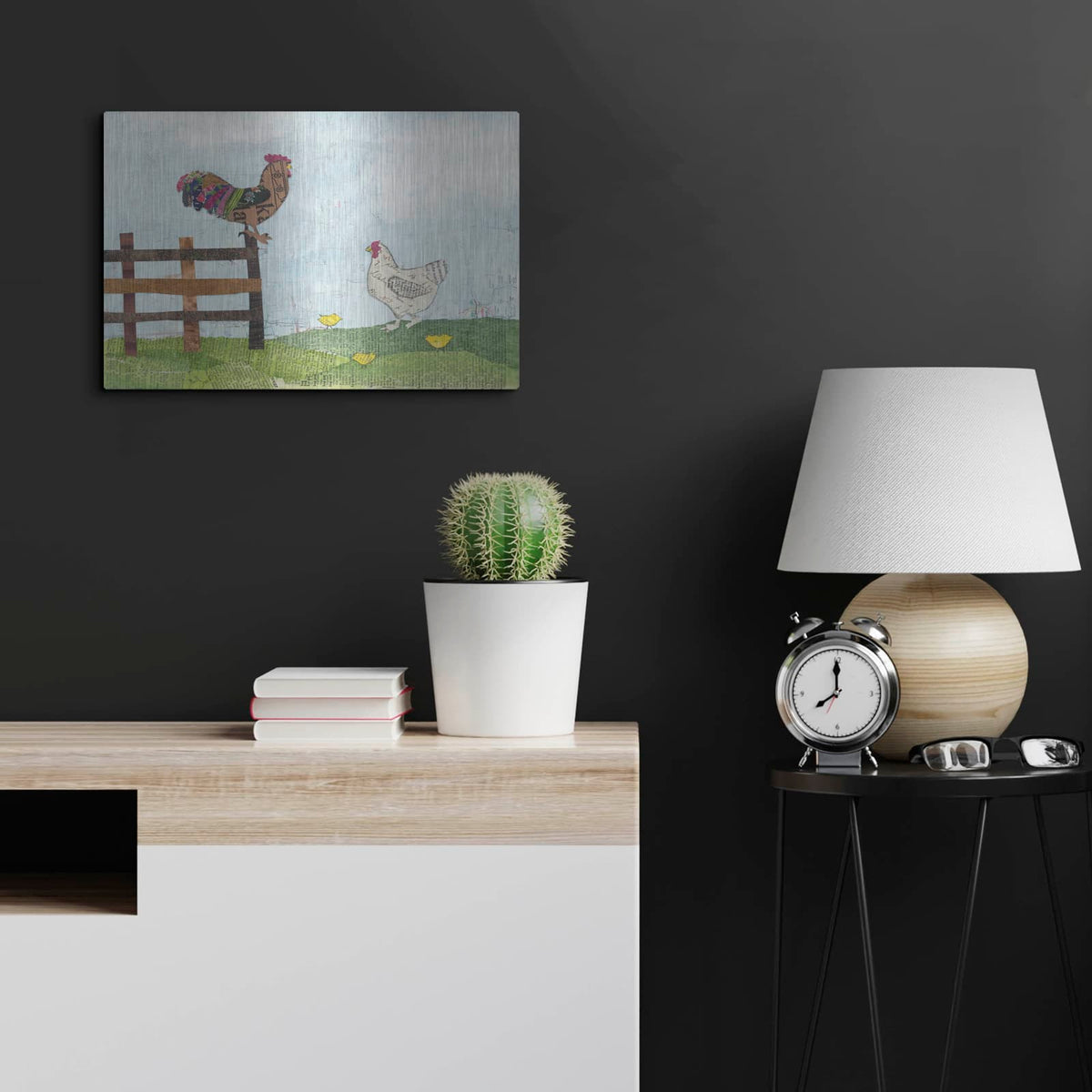 'On the Farm I' by Courtney Prahl – Metal Wall Art, 24x16 room view