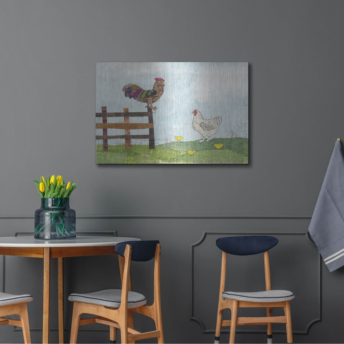 'On the Farm I' by Courtney Prahl – Metal Wall Art, 36x24 room view