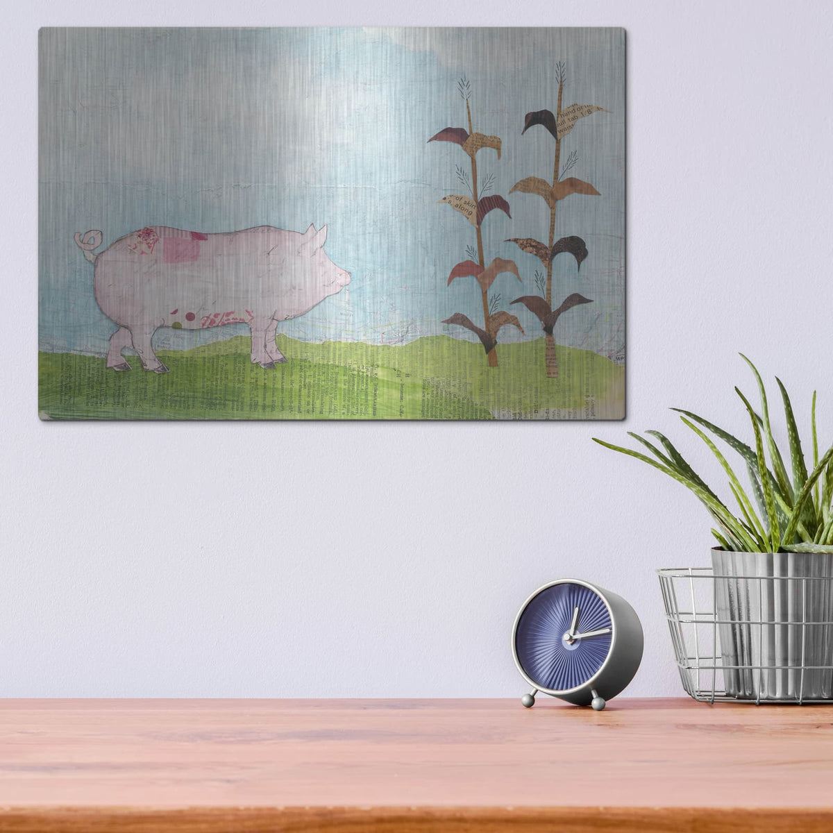 'On the Farm III' by Courtney Prahl – Metal Wall Art, 16x12 room view
