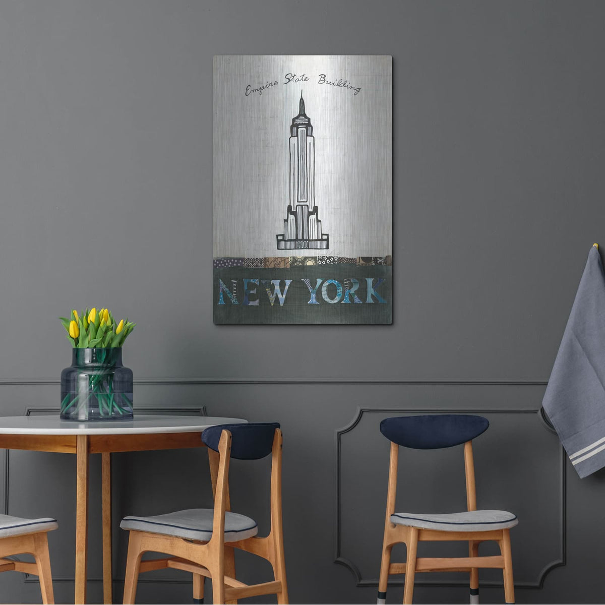 'State Building' by Courtney Prahl – Metal Wall Art, 24x36 room view