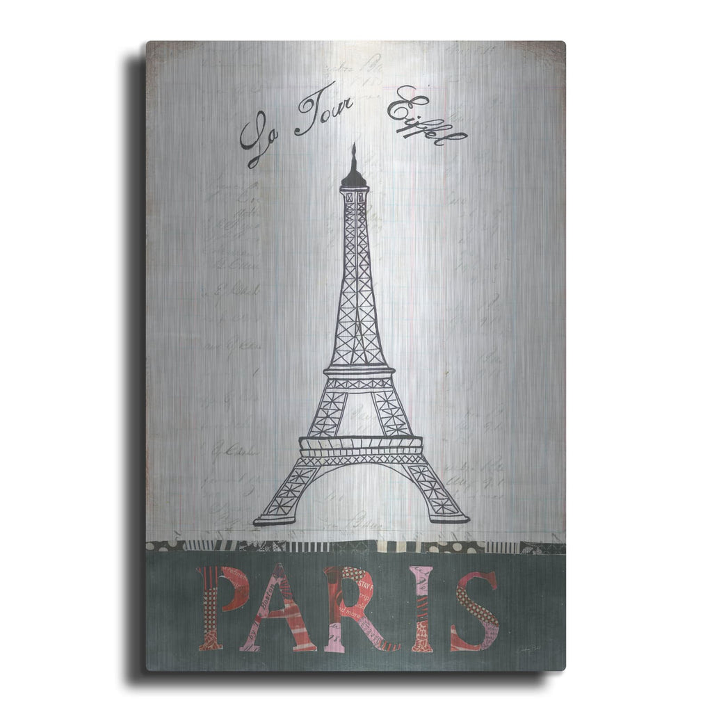 'La Tour Eiffel' by Courtney Prahl – Metal Wall Art