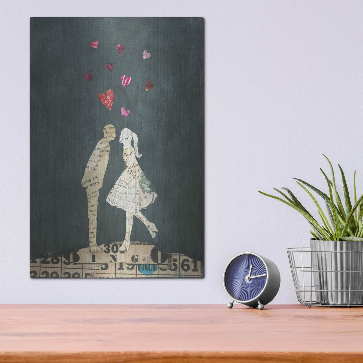'Cute Couple I' by Courtney Prahl – Metal Wall Art, 12x16 room view