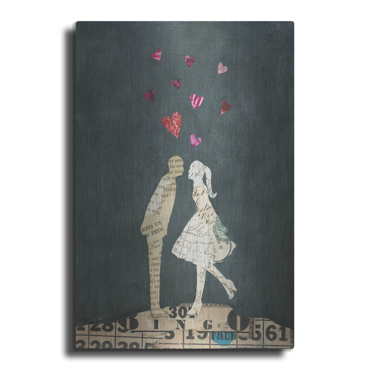 'Cute Couple I' by Courtney Prahl – Metal Wall Art