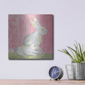 'Rabbit Family' by Courtney Prahl – Metal Wall Art, 12x12 room view
