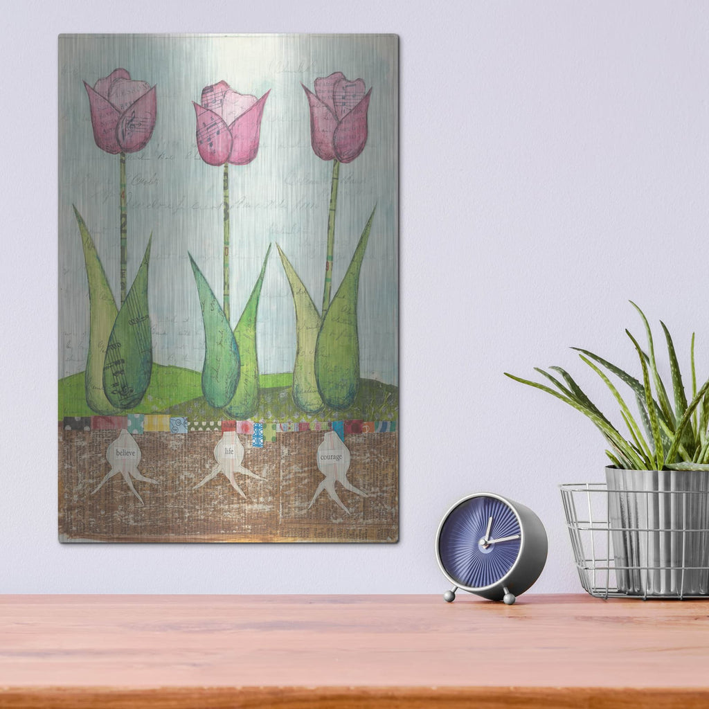 'Spring Inspiration I' by Courtney Prahl – Metal Wall Art, 12x16 room view