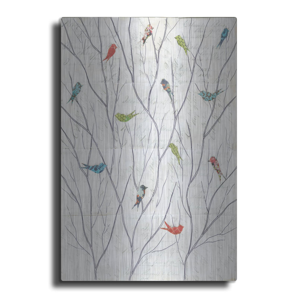 'Summer Song Birds' by Courtney Prahl – Metal Wall Art