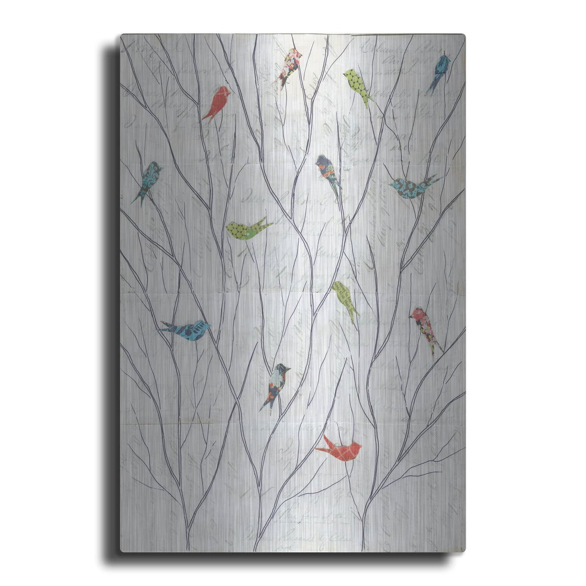 'Summer Song Birds' by Courtney Prahl – Metal Wall Art