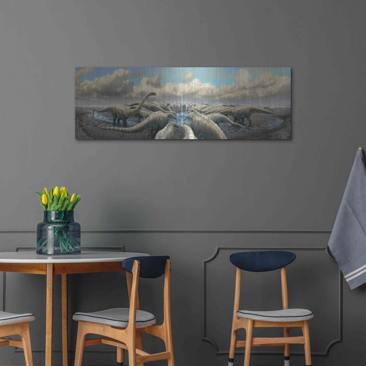 'Moment Before Extinction' by Damir Martin – Metal Wall Art, 48x16 room view