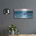 'Wave 6' by Jennifer Gardner – Metal Wall Art, 24x12 room view