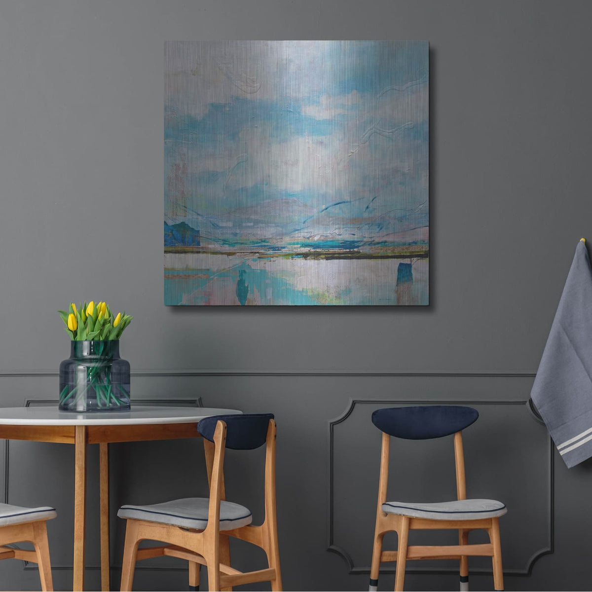'Marsh Acrylic' by Jennifer Gardner – Metal Wall Art, 36x36 room view