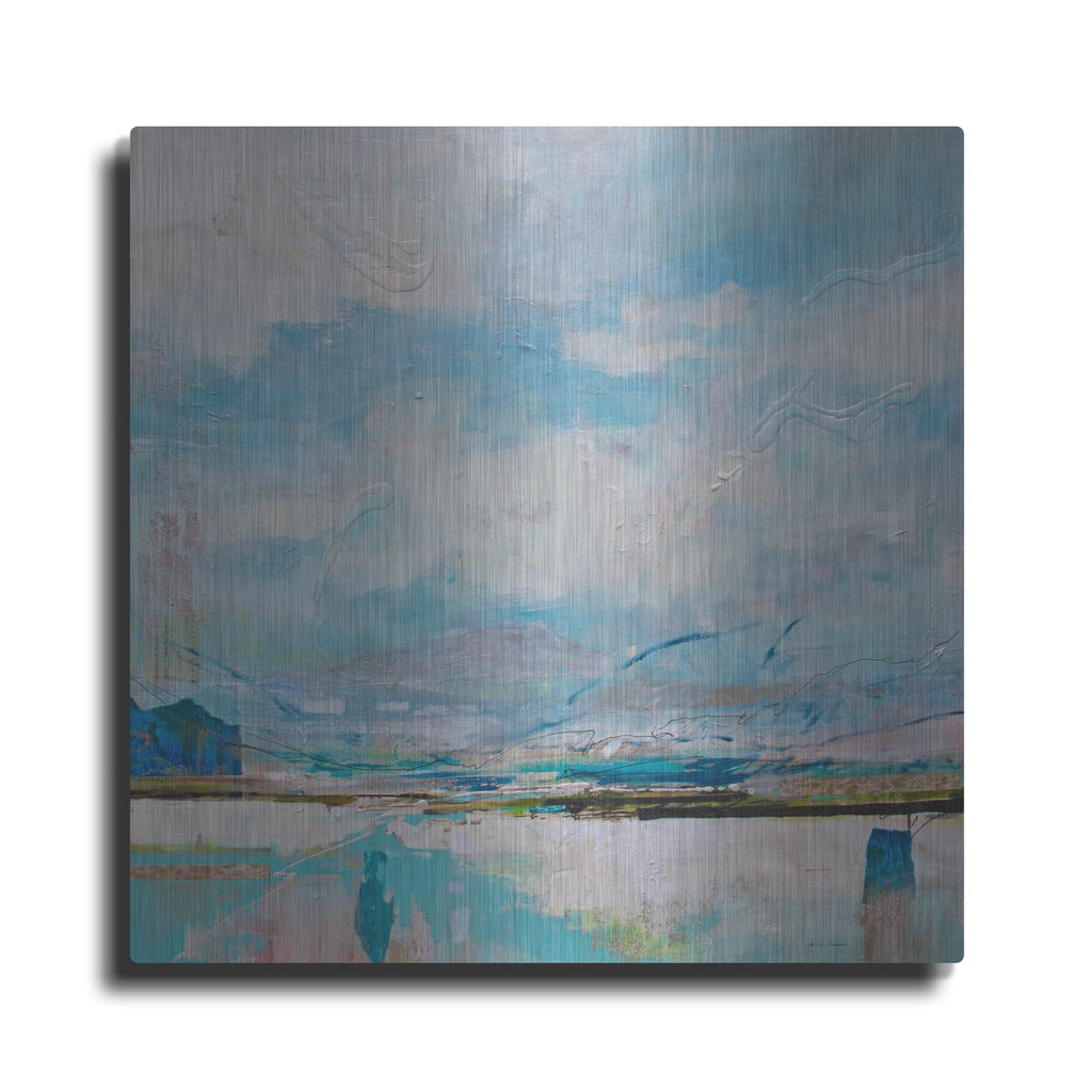 'Marsh Acrylic' by Jennifer Gardner – Metal Wall Art