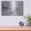 'Seafoam Neutral 3' by Jennifer Gardner – Metal Wall Art, 16x12 room view