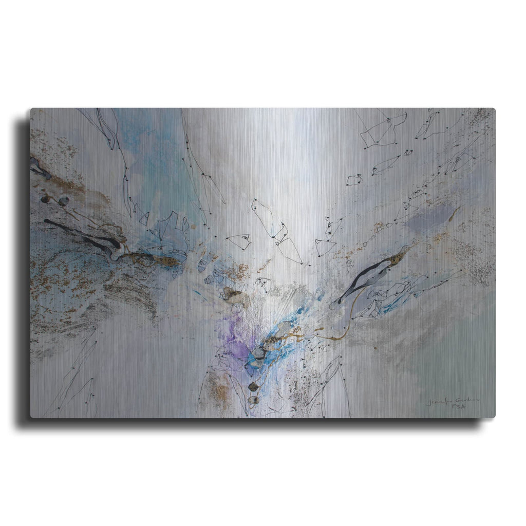 'Seafoam Neutral 3' by Jennifer Gardner – Metal Wall Art