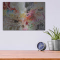 'Flow Red 9' by Jennifer Gardner – Metal Wall Art, 16x12 room view