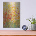 'Daisy Chain 16' by Jennifer Gardner – Metal Wall Art, 12x16 room view