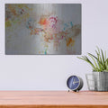 'White Series 4' by Jennifer Gardner – Metal Wall Art, 16x12 room view