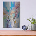 'Blue and Green Series 8' by Jennifer Gardner – Metal Wall Art, 12x16 room view