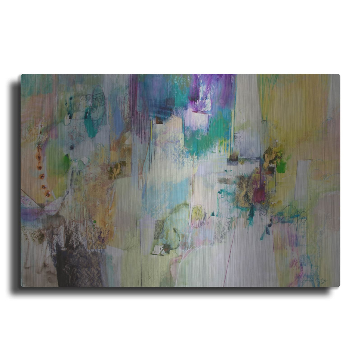 'Blue and Green Series 3' by Jennifer Gardner – Metal Wall Art