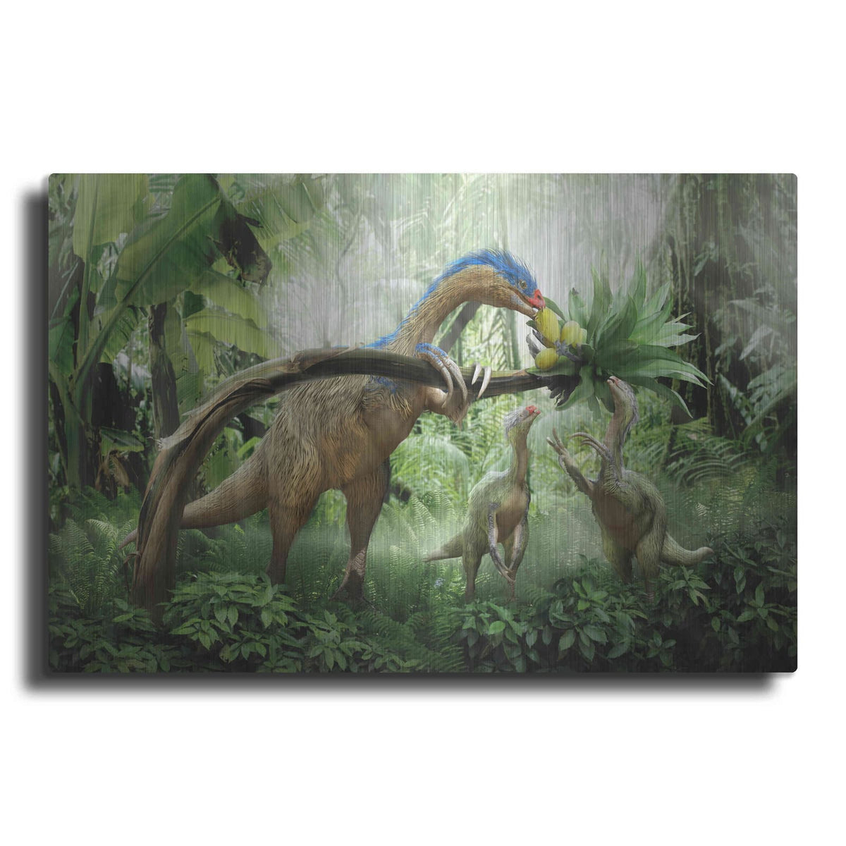 'Therizinosaurus' by Damir Martin – Metal Wall Art