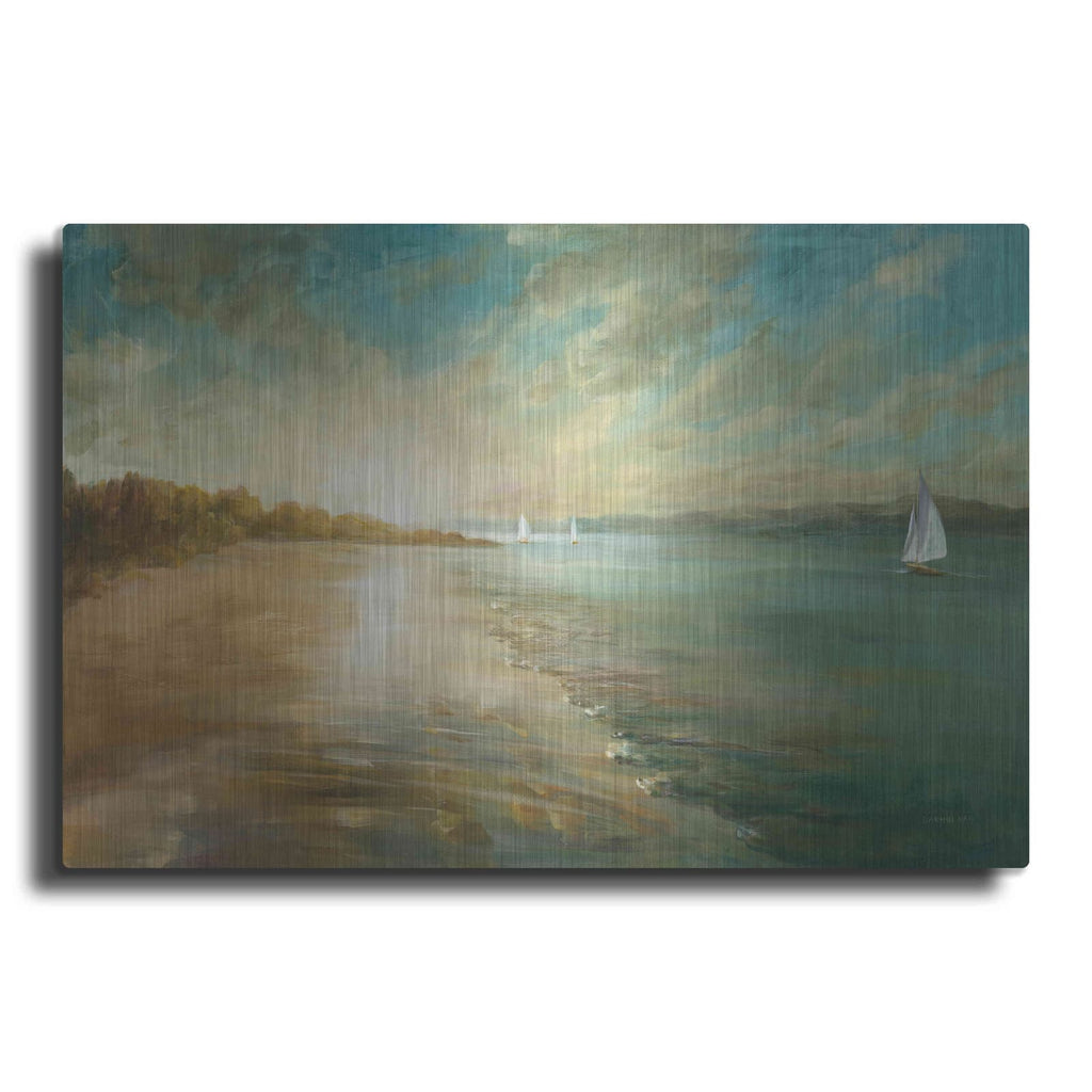 'Coastal Glow' by Danhui Nai – Metal Wall Art