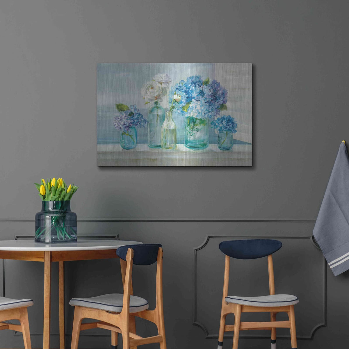 'A Beautiful Day at the Beach' by Danhui Nai – Metal Wall Art, 36x24 room view