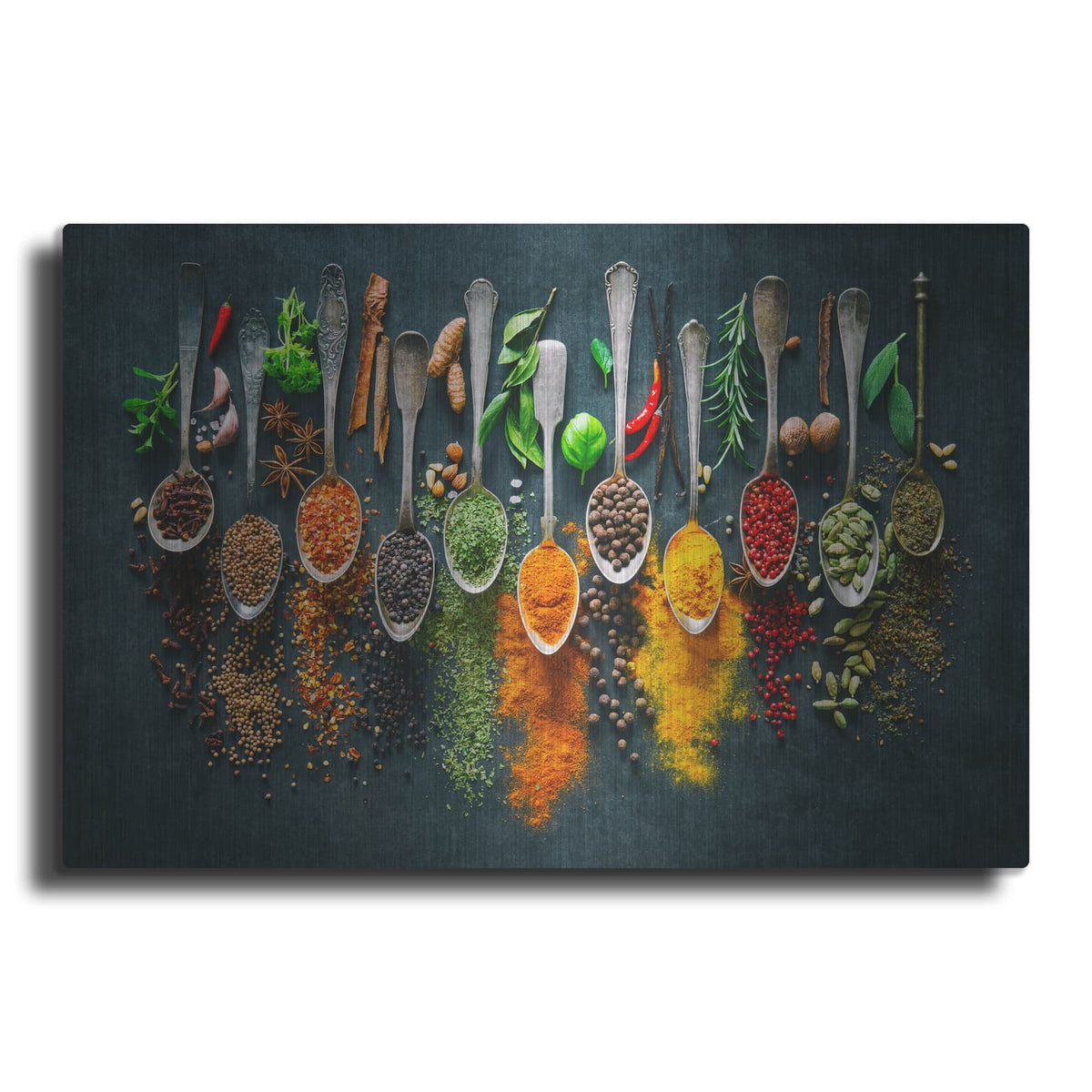 'Colorful Spices' – Metal Wall Art