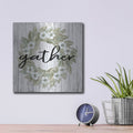 'Gather Wreath' by Cindy Jacobs – Metal Wall Art, 12x12 room view