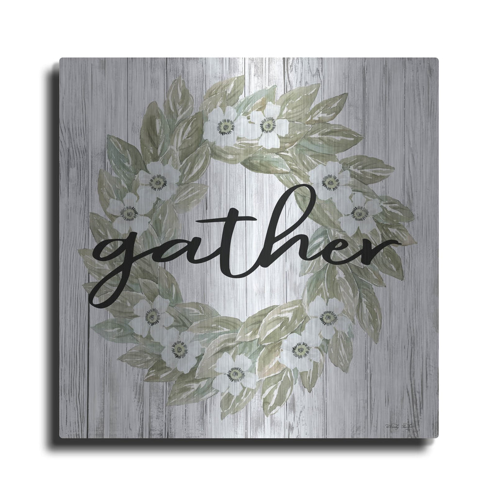 'Gather Wreath' by Cindy Jacobs – Metal Wall Art