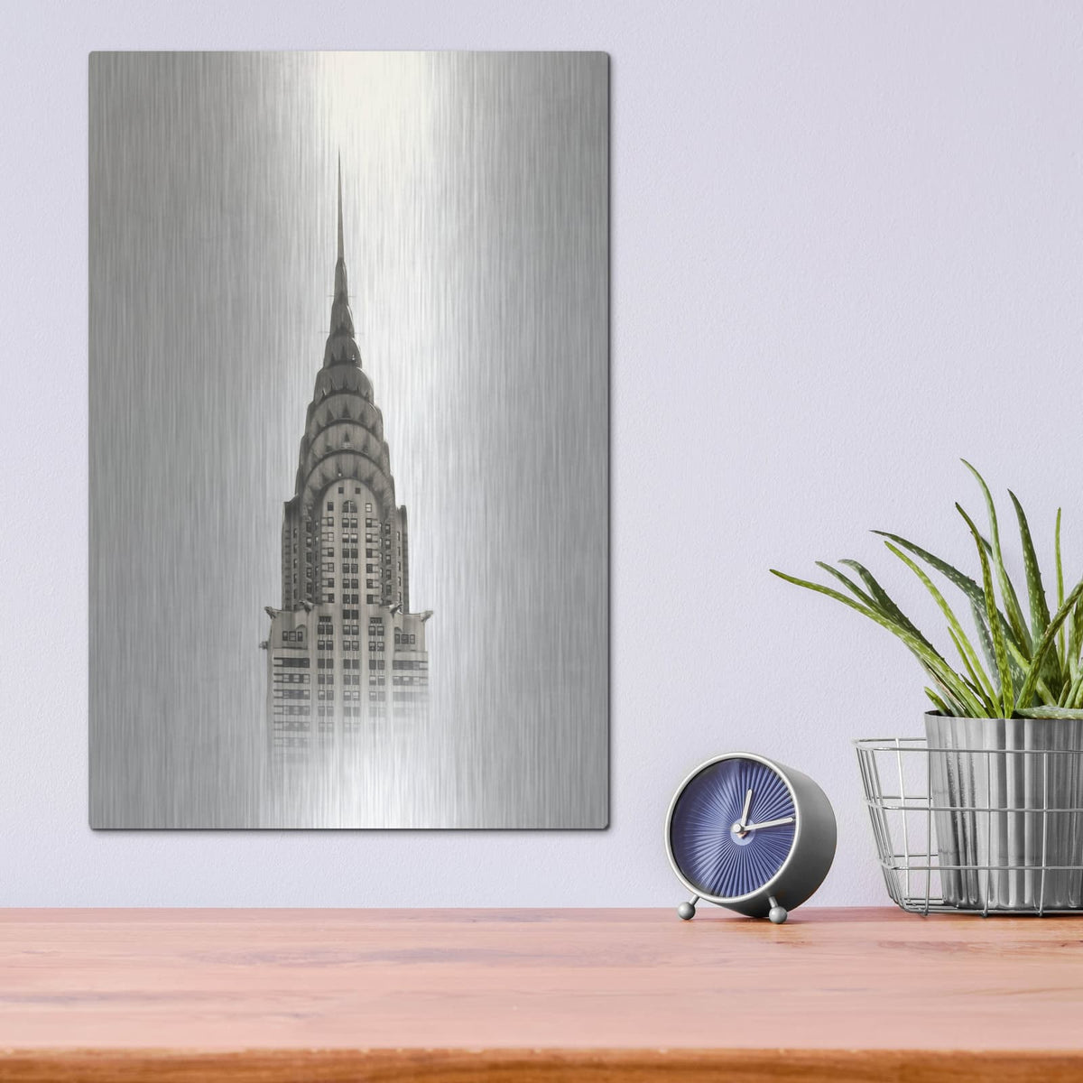 'Chrysler Building' by Nicklas Gustafsson – Metal Wall Art, 12x16 room view