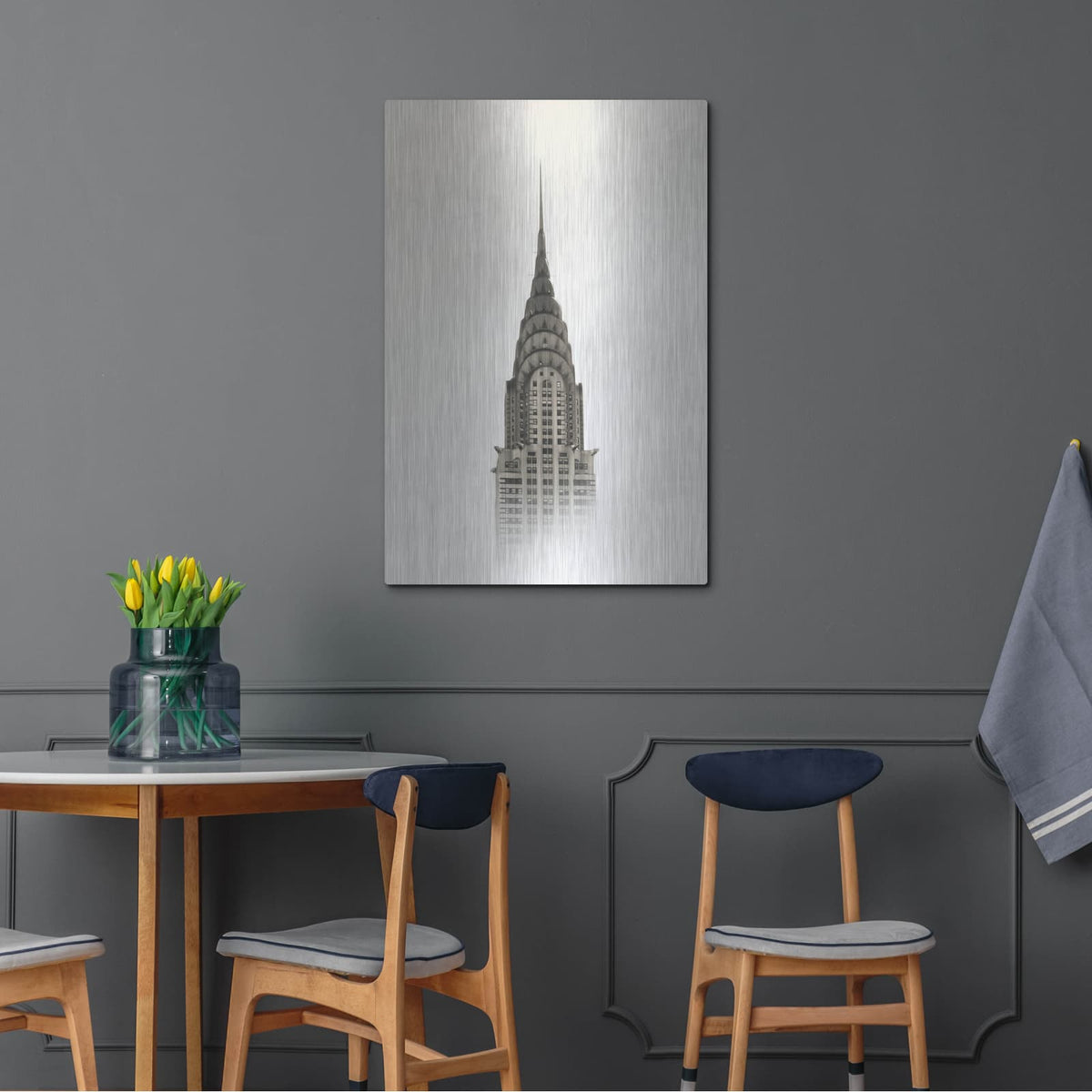 'Chrysler Building' by Nicklas Gustafsson – Metal Wall Art, 24x36 room view