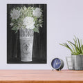 'Punched Tin Floral III' by Cindy Jacobs – Metal Wall Art, 12x16 room view