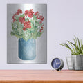 'Patriotic Blue Jar' by Cindy Jacobs – Metal Wall Art, 12x16 room view