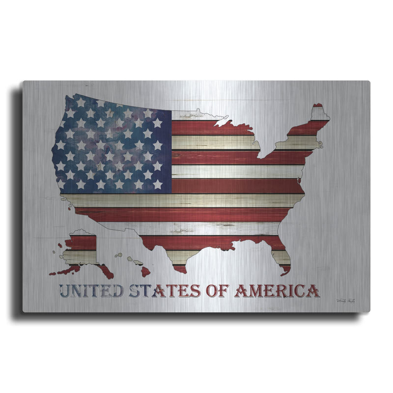 'United States of America' by Cindy Jacobs – Metal Wall Art