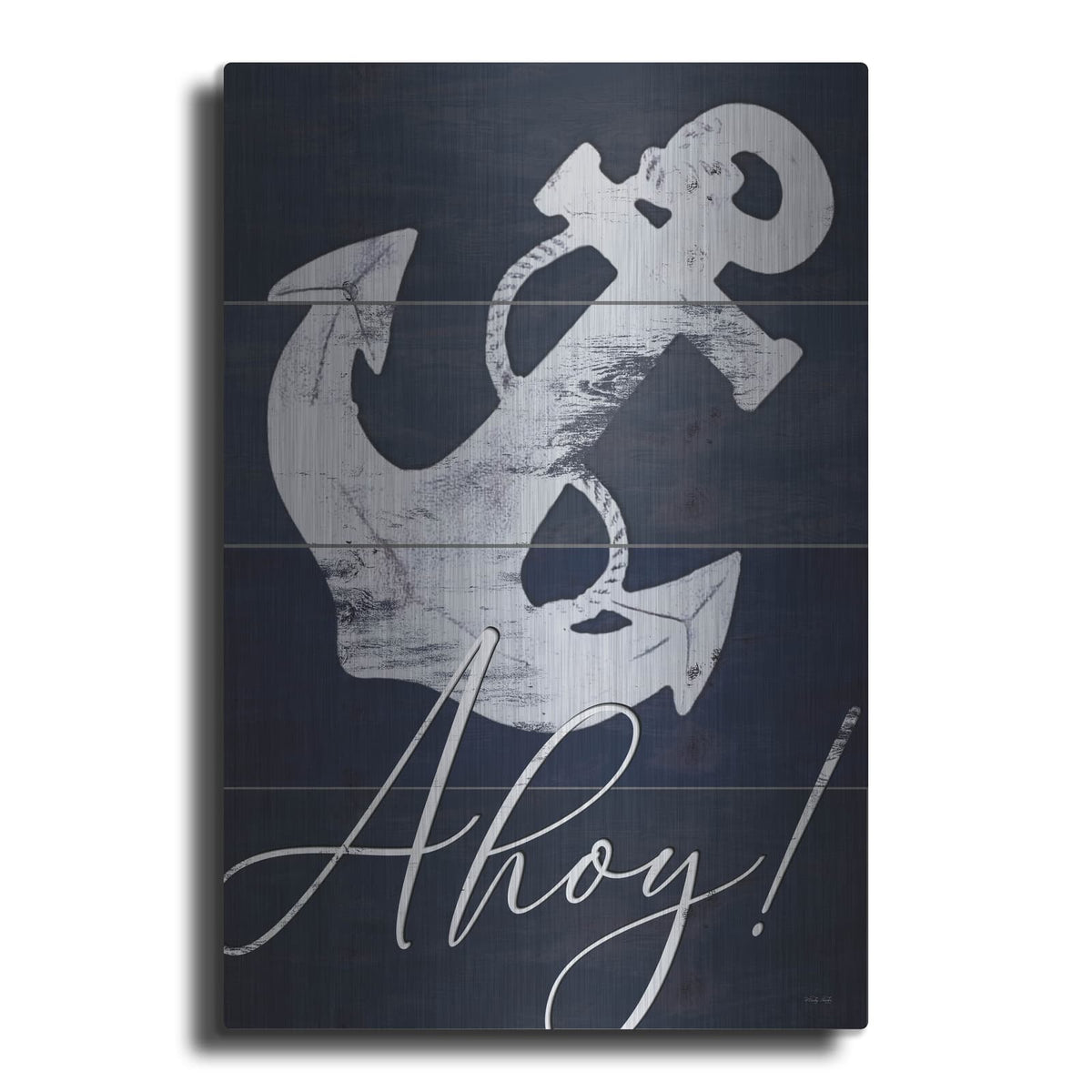 'Anchor Ahoy' by Cindy Jacobs – Metal Wall Art