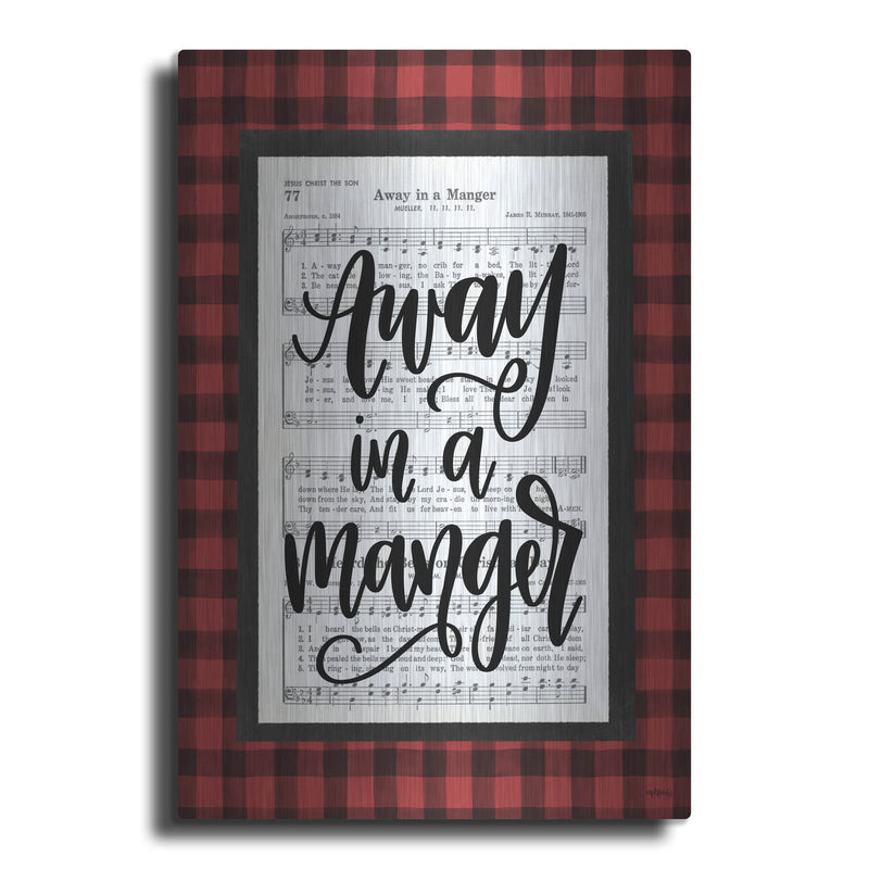 'Away in a Manger' by Imperfect Dust – Metal Wall Art