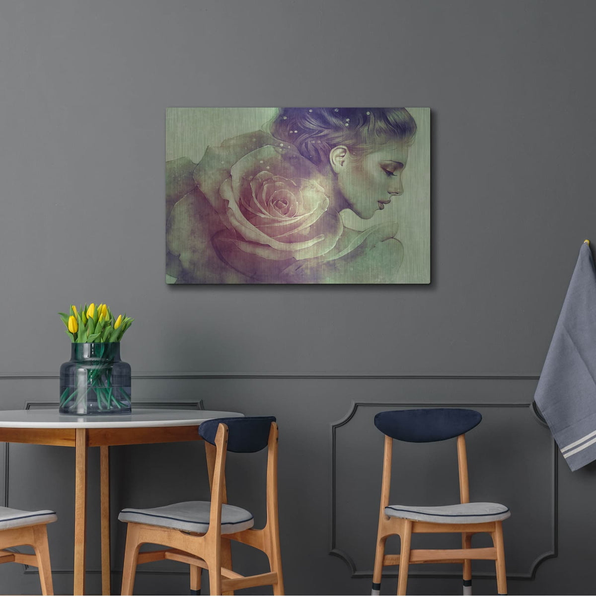 'June' by Anna Dittman – Metal Wall Art, 36x24 room view
