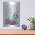 'Cactus Summer' by Rachel Nieman – Metal Wall Art, 12x16 room view