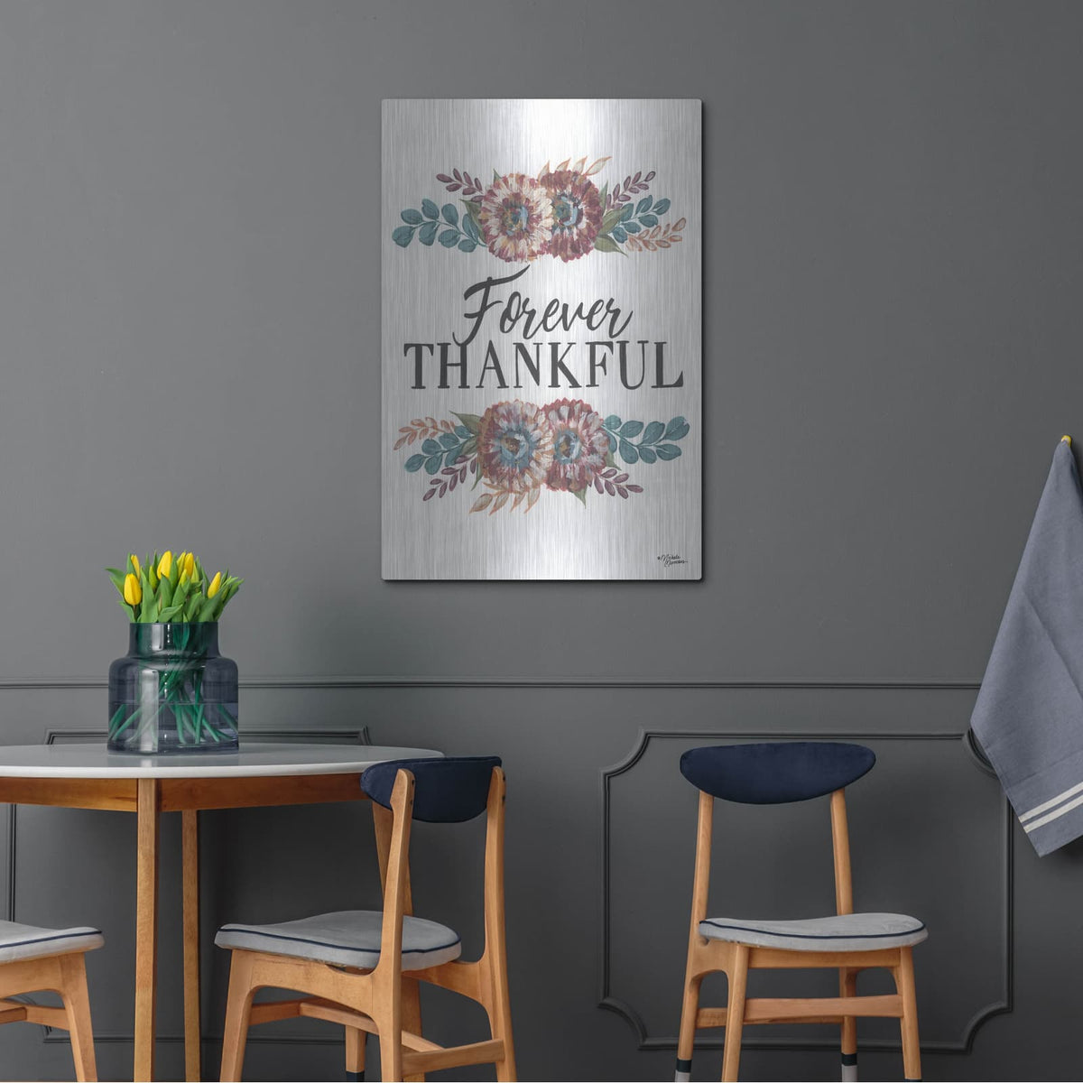 'Forever Thankful' by Michele Norman – Metal Wall Art, 24x36 room view