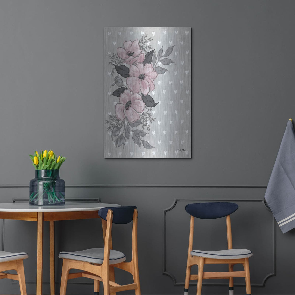 'Ember' by Michele Norman – Metal Wall Art, 24x36 room view