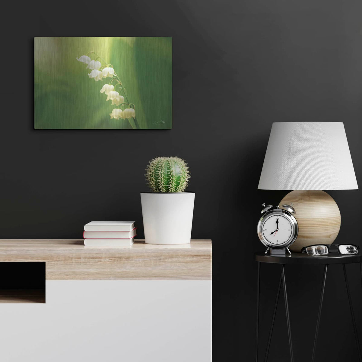'Lily of the Valley' by Martin Podt – Metal Wall Art, 24x16 room view